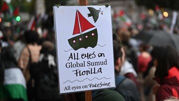 هزاران نفر در سراسر اروپا به توقیف ناوگان الصمود توسط اسرائیل