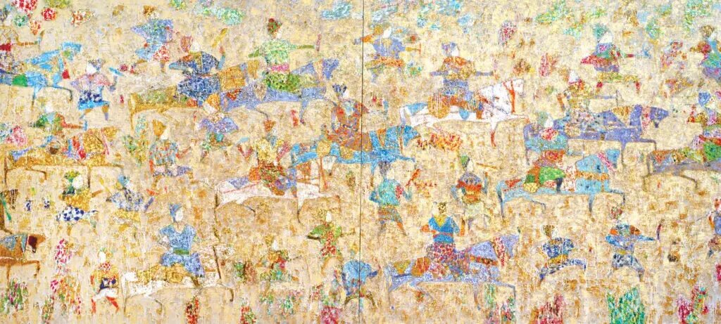 فروش ۱۴۷ میلیاردی گذشته باشکوه در میان طلا و کتیبه و رنگ