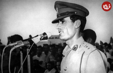 عکس/ معمر قذافی در ۲۷ سالگی، بعد از کودتا