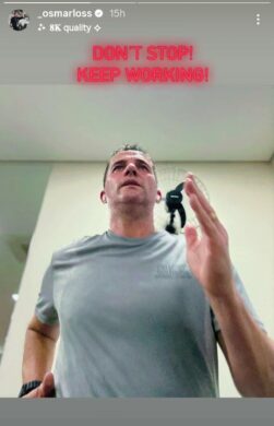 استوری معنادار اوسمار: متوقف نشو!