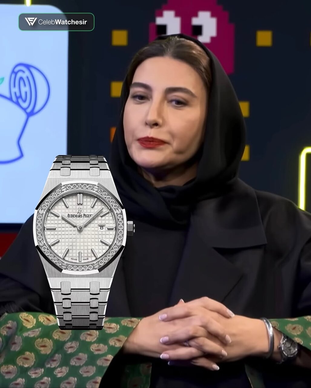 عکس | ساعت ۴ میلیارد تومانی فریبا نادری با ۴۰ عدد الماس تراش خورده!