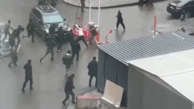 درگیری در خیابان‌های مسکو