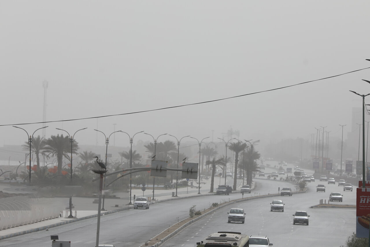 گرد و غبار در بندرعباس