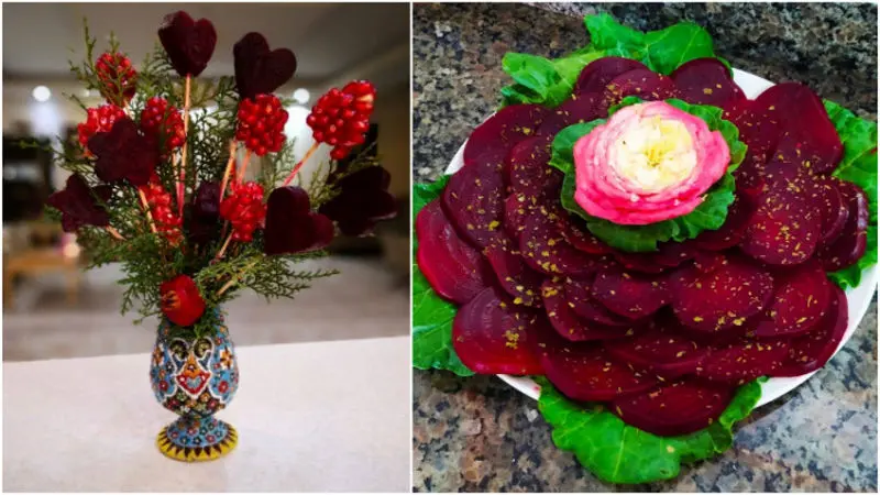 ایدههای تزیین لبو برای شب یلدا