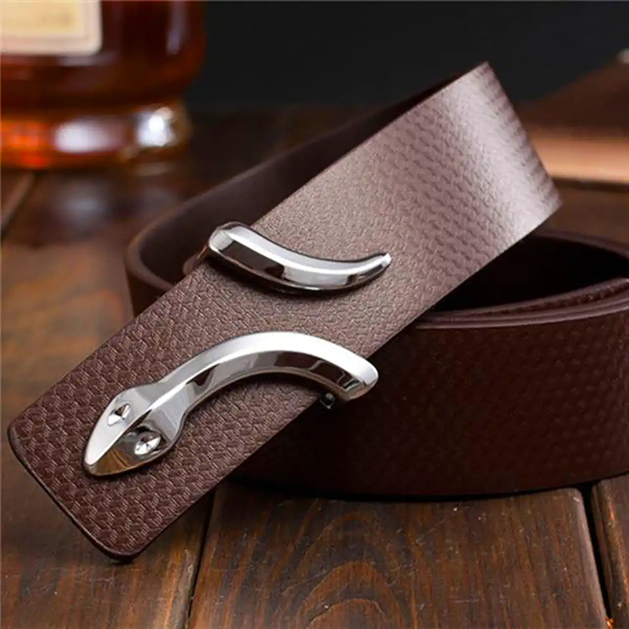 کمربند چرم مردانه شیک