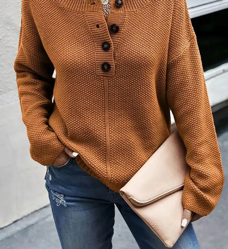 پیراهن گرم پاییزی زنانه