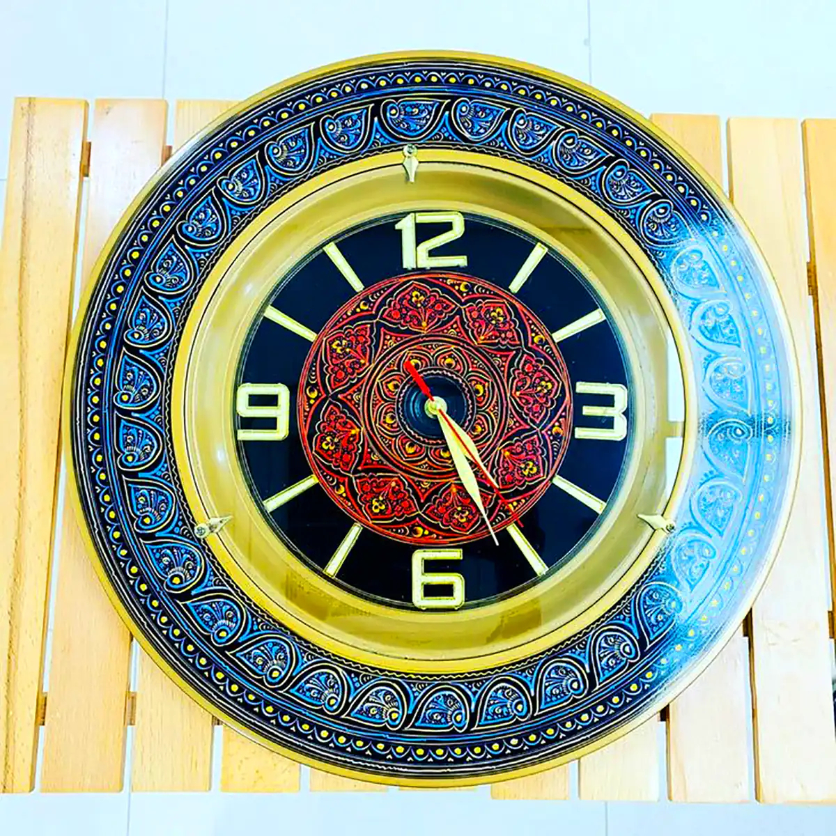 ساعت دیواری خاتم کاری