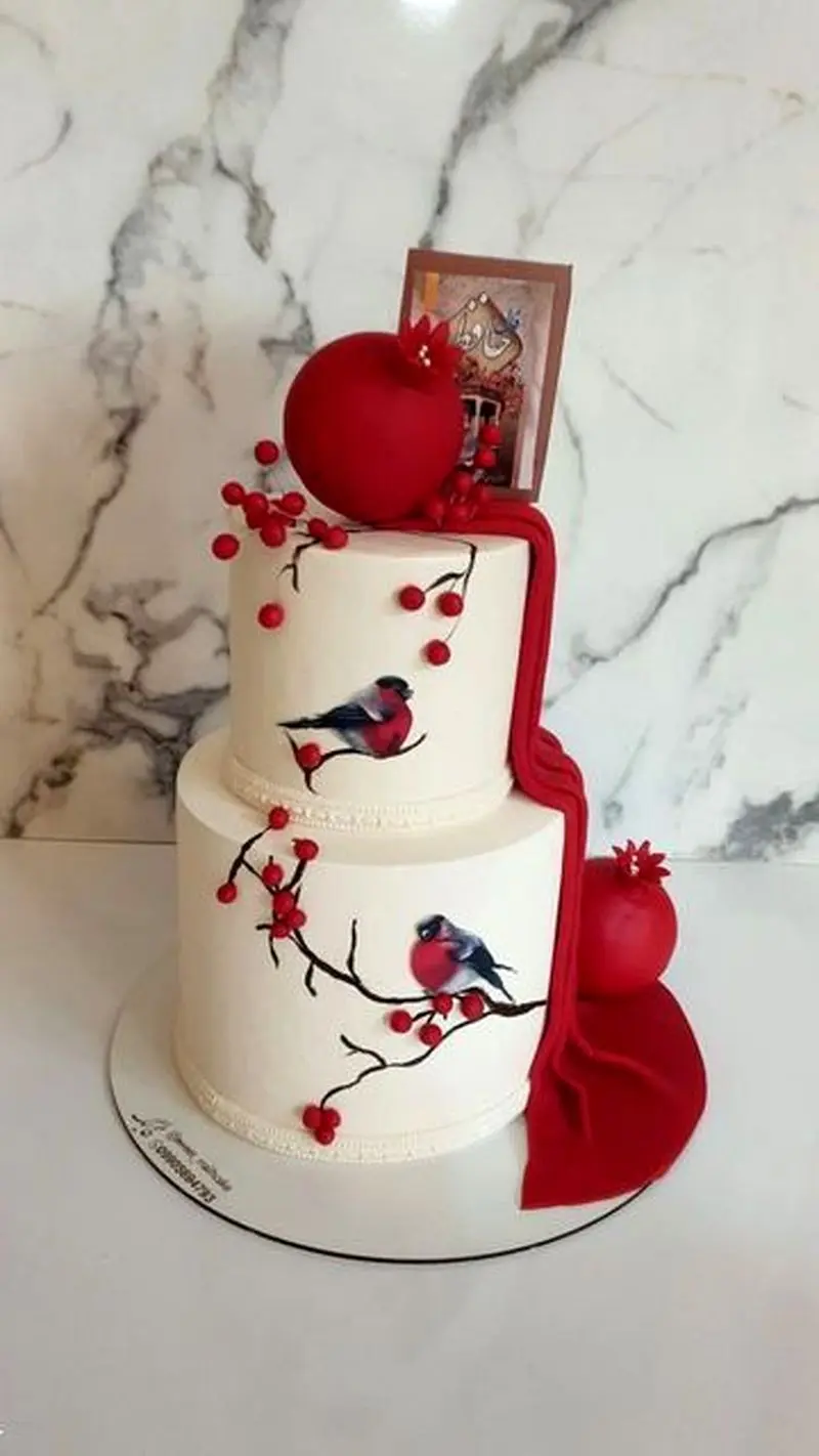 مدل کیک شب یلدا | 30 مدل کیک شب یلدا ۱۴۰۴ برای عروس و مهمانی که میز یلداتو لاکچری و دیدنی میکنه!