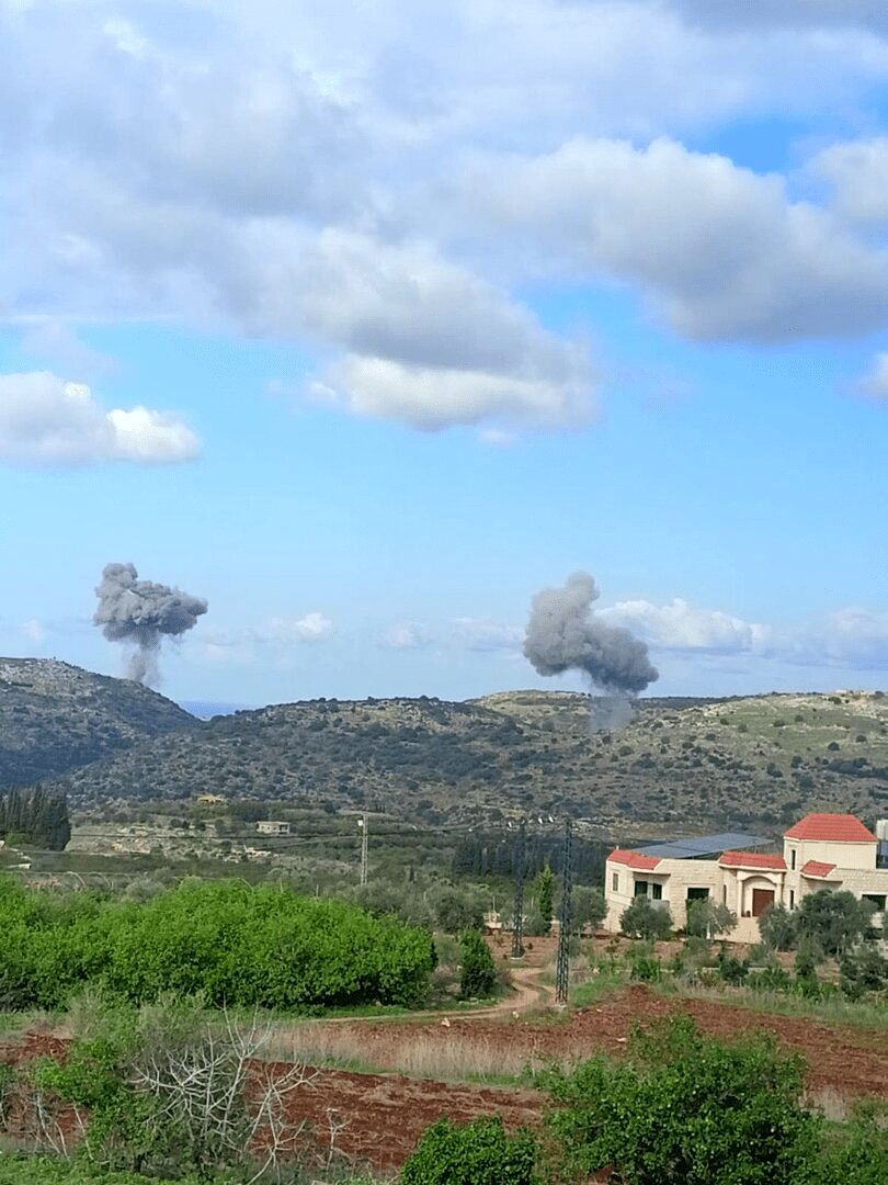 حمله هوایی اسرائیل به جنوب لبنان/ عکس
