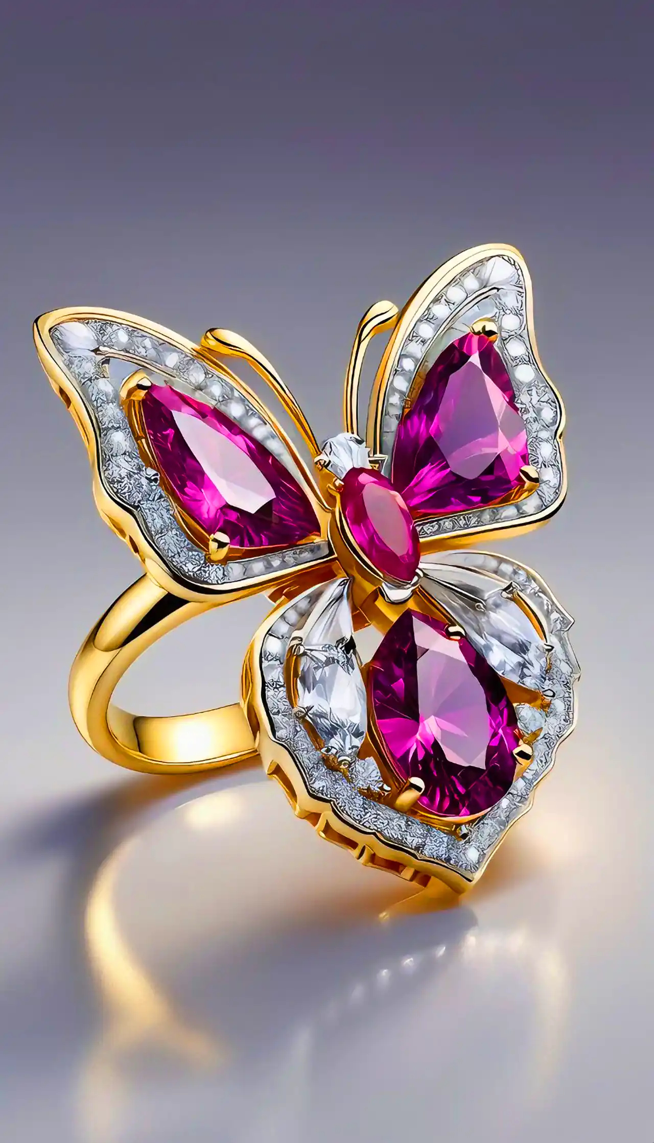 مدل انگشتر طراحی شده با هوش مصنوعی