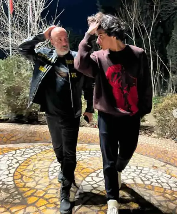 امیر جعفری و پسرش