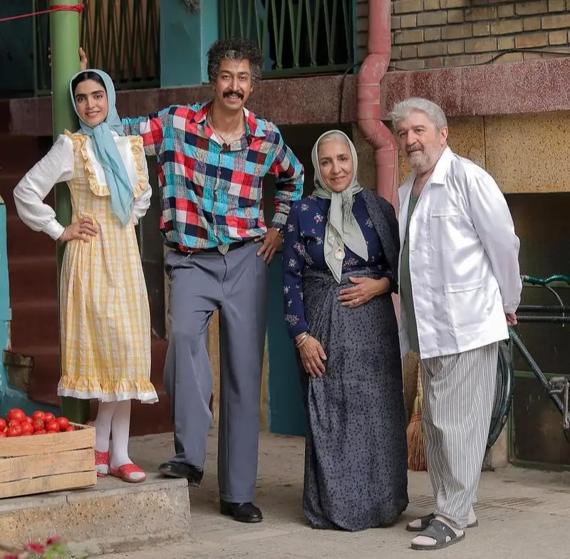 عکس داغ امروز | نگاهی به استایل دهه ۶۰ فیلم فسیل ؛ بهرام افشاری،الناز حبیبی؛هادی کاظمی،الهه حصاری و...