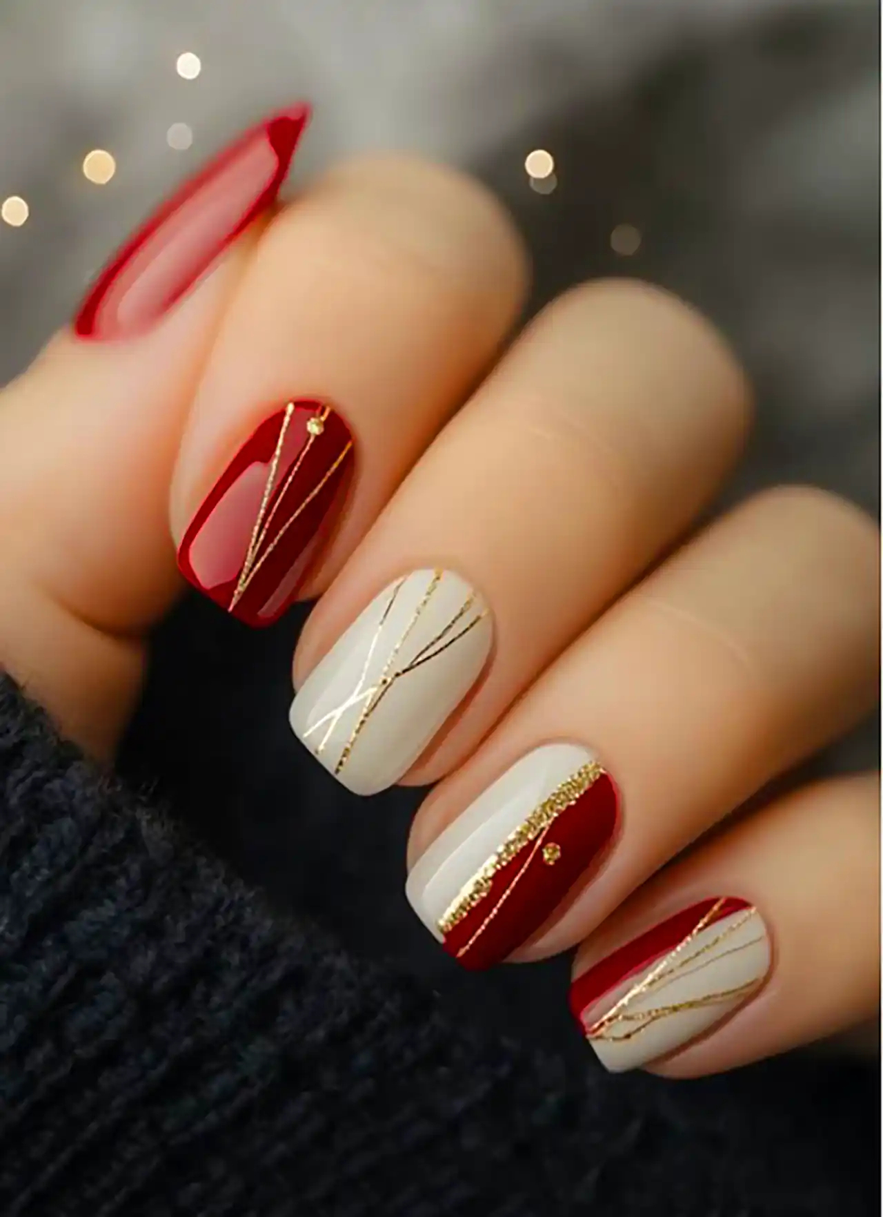 مدل ناخن با طرح زمستونی 