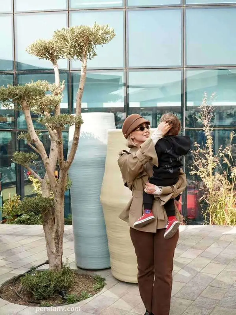 همسر و پسر بهرام رادان