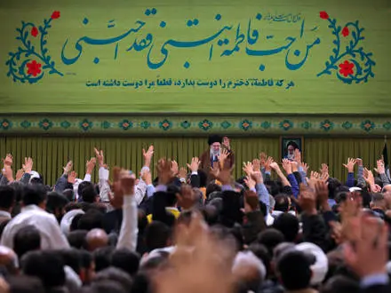 مراسم جشن میلاد حضرت زهرا (س) با حضور رهبر انقلاب