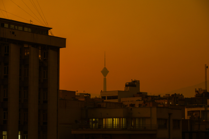 بارش برف در ارتفاعات تهران