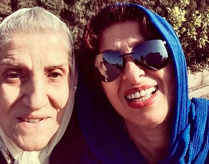 مائده طهماسبی و مادرش