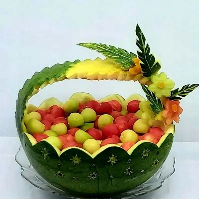 تزیین هندوانه برای مهمان