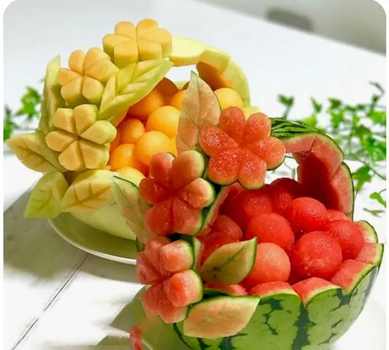 تزیین هندوانه شب یلدا برای عروس