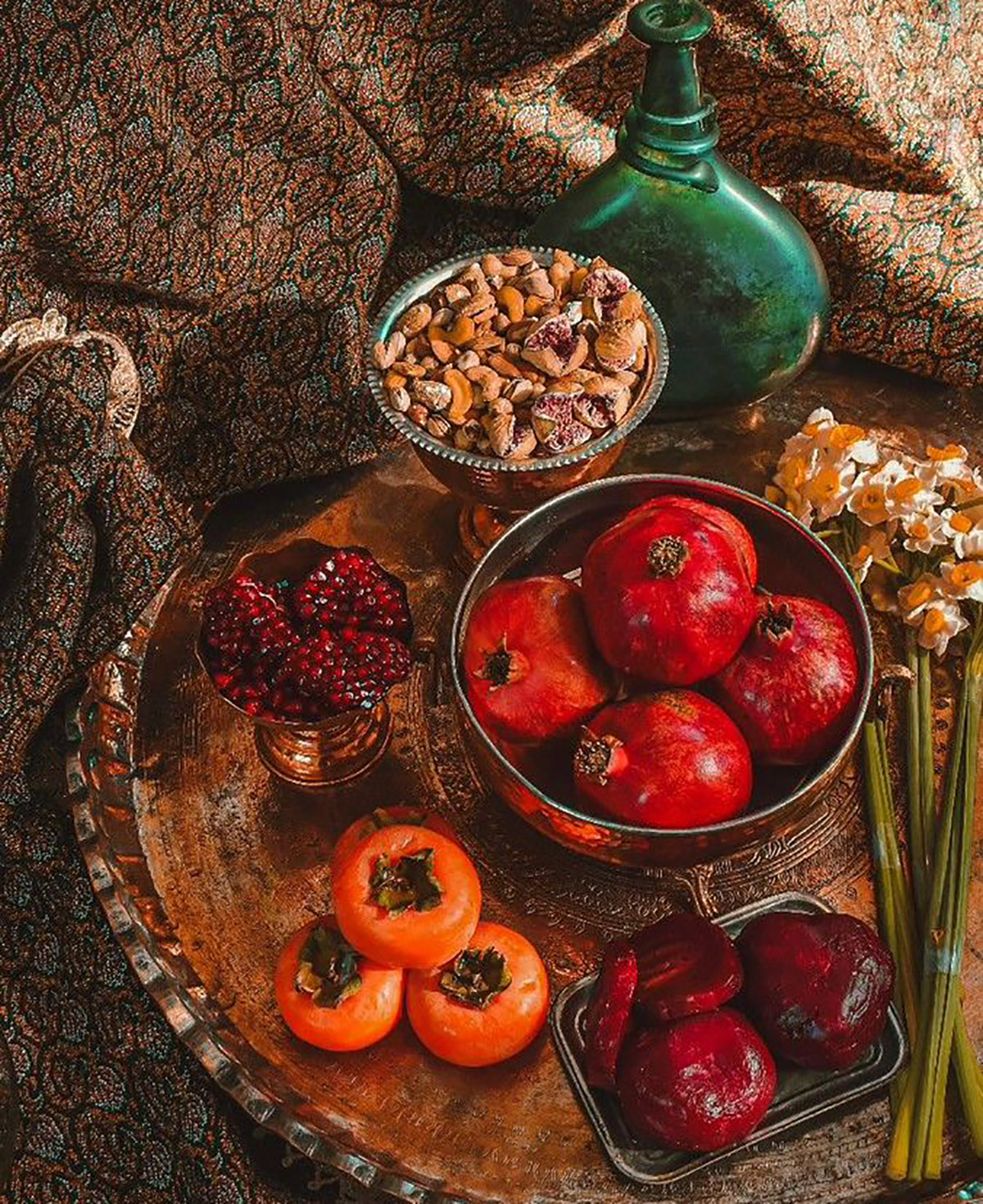 میز یلدا سنتی