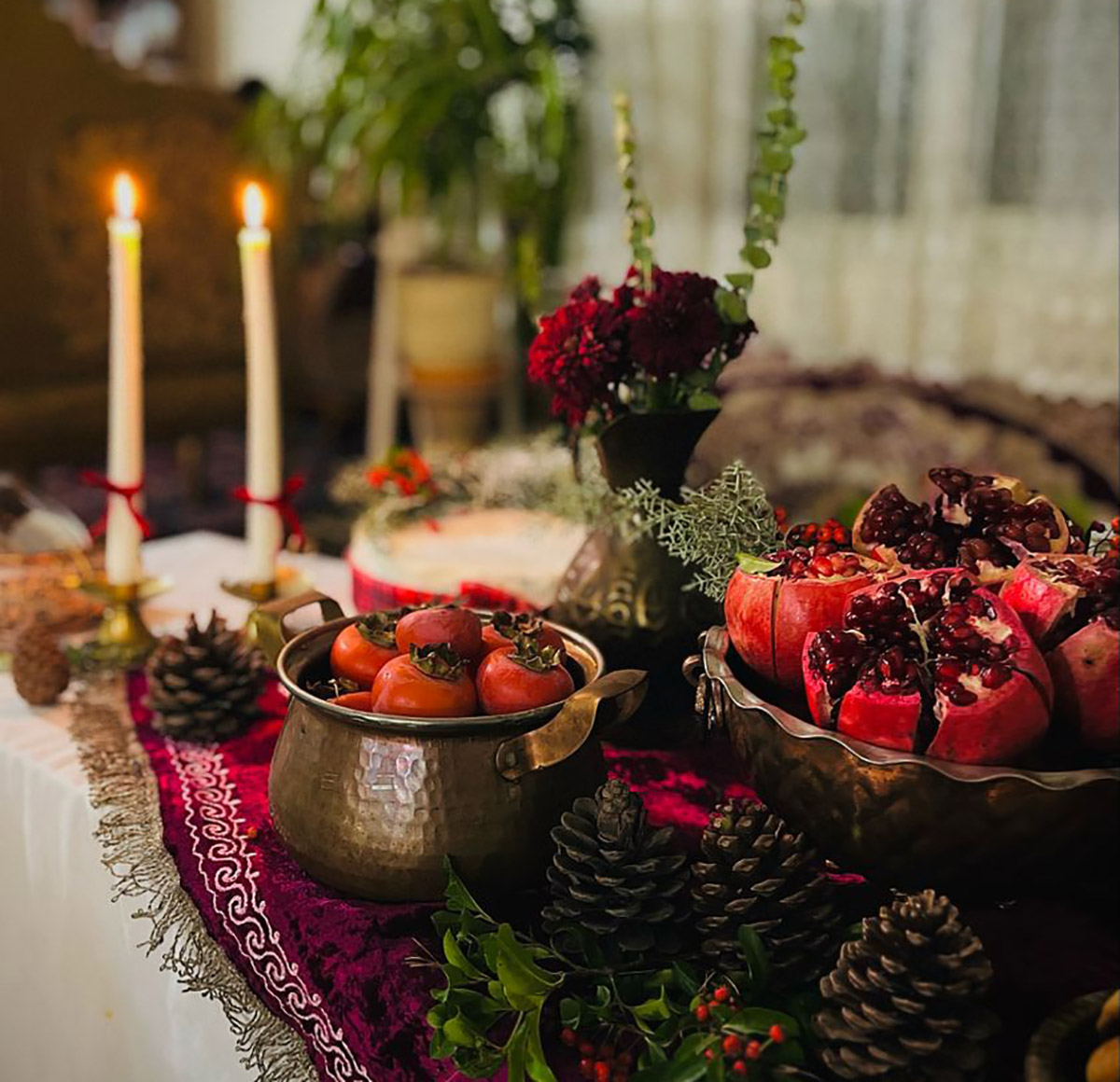 سفره شب یلدا باکلاس