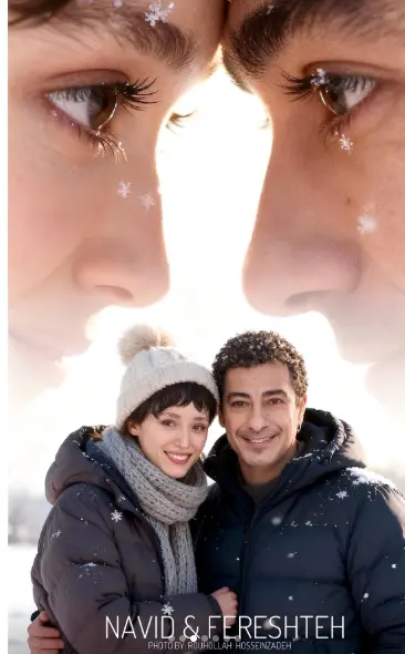 نوید محمدزاده و فرشته حسینی