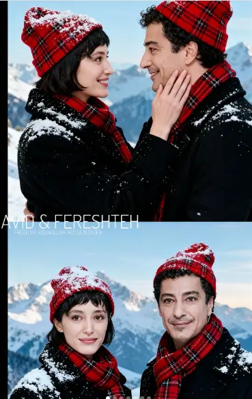 نوید محمدزاده و فرشته حسینی