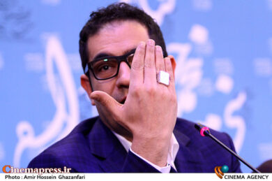 مهدی کرم پور در نشست خبری فیلم سینمایی «سوفی و دیوانه»