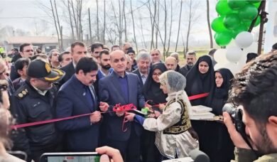 افتتاح پروژه های عمرانی خمام با حضور معاون رئیس جمهور