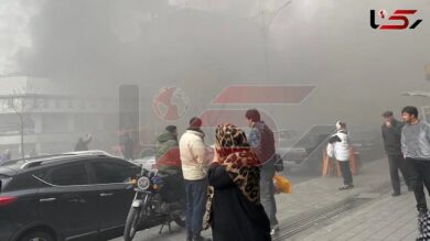 آتش‌سوزی در غرب تهران/ جزئیات