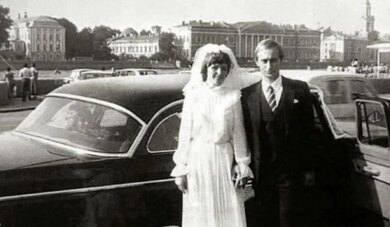 عکس‌هایی از مراسم ازدواج پوتین در مرداد ۱۳۶۲